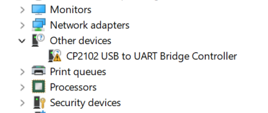 Puerto no reconocido